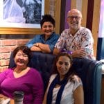 Pam Corrigan, Salley Al Shafey, David Rigby and Miral Al Ramlawy
